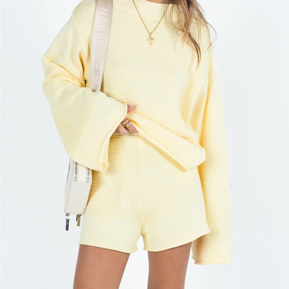 Princess Polly Cheyenne Knit Sweater Shorts